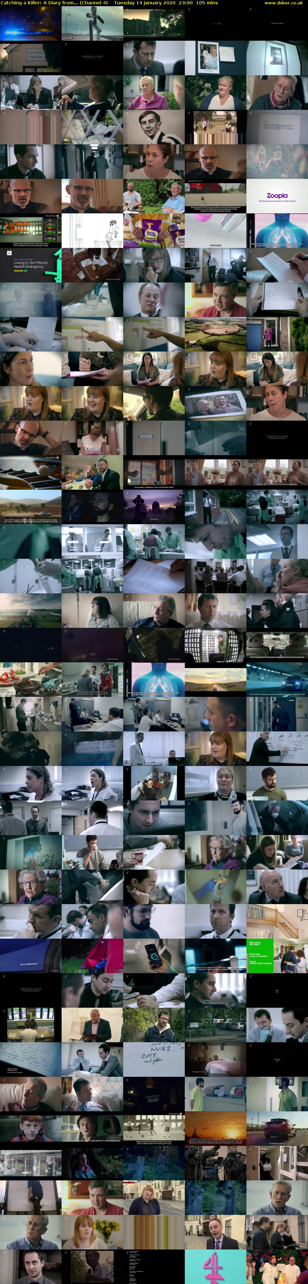 Catching a Killer: A Diary from... (Channel 4) Tuesday 14 January 2020 23:00 - 00:45