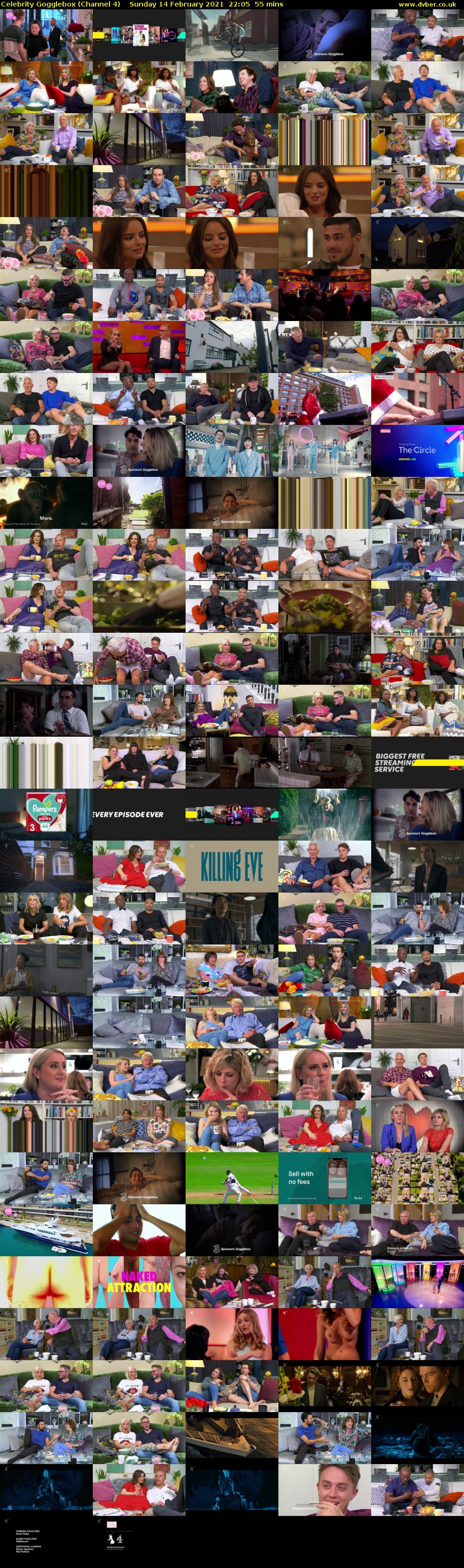 Celebrity Gogglebox (Channel 4) Sunday 14 February 2021 22:05 - 23:00