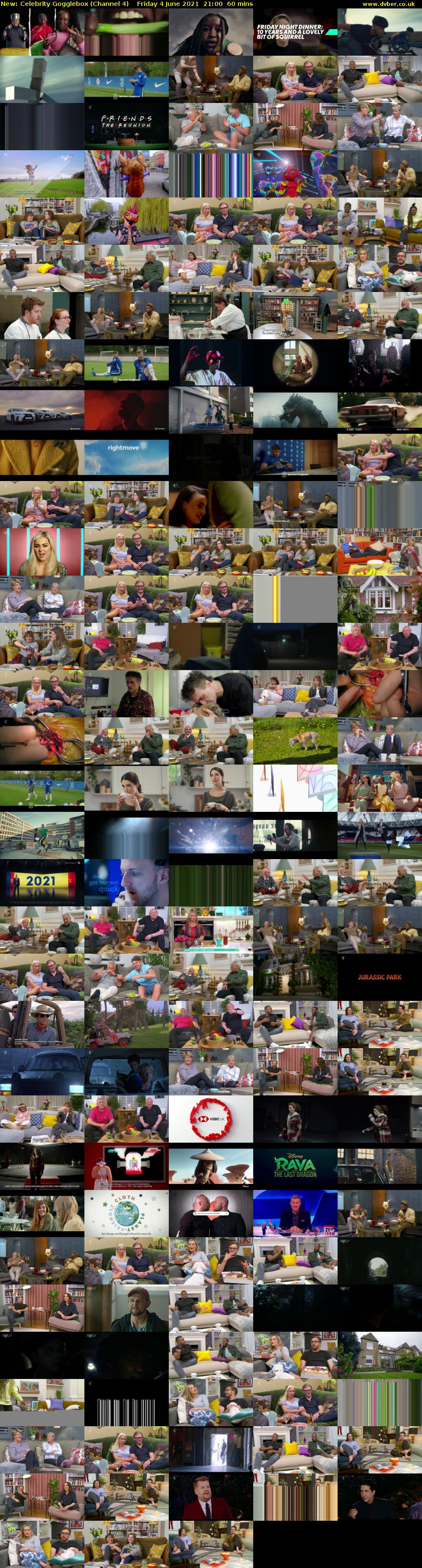 Celebrity Gogglebox (Channel 4) Friday 4 June 2021 21:00 - 22:00