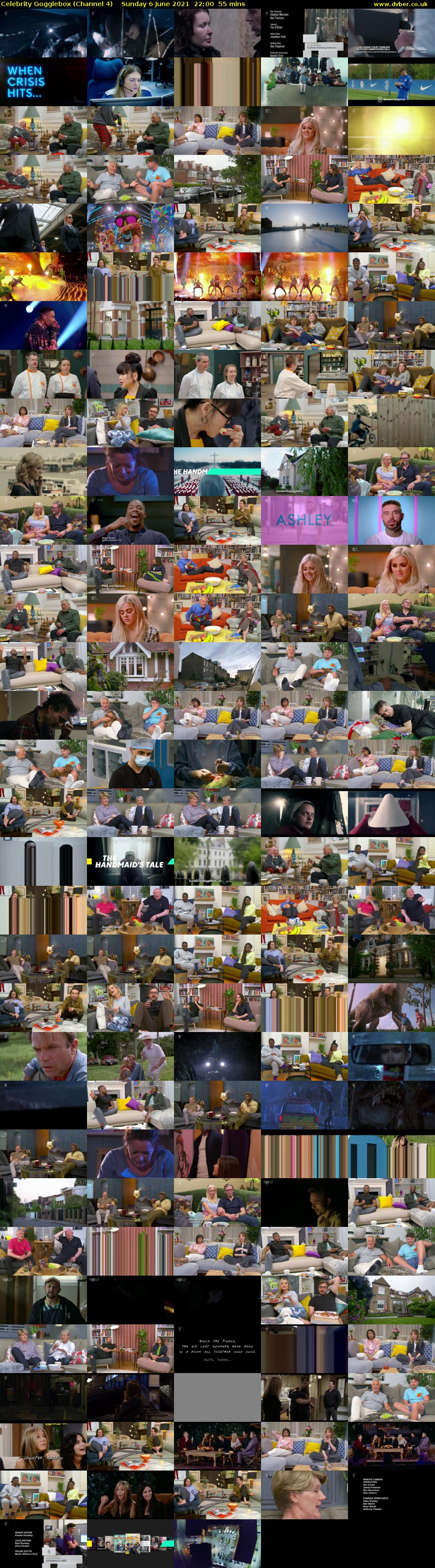 Celebrity Gogglebox (Channel 4) Sunday 6 June 2021 22:00 - 22:55