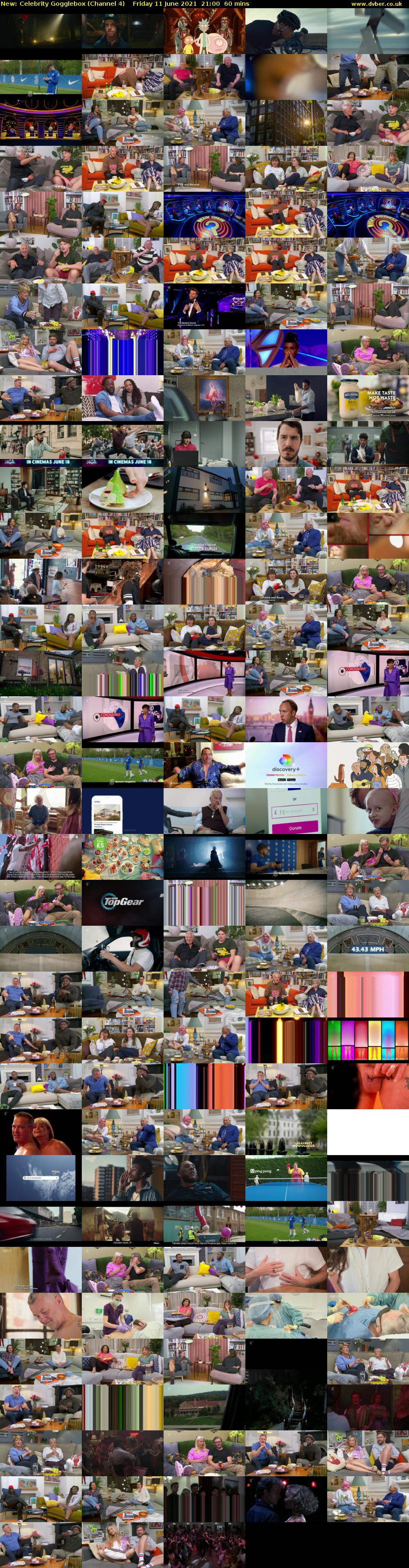 Celebrity Gogglebox (Channel 4) Friday 11 June 2021 21:00 - 22:00