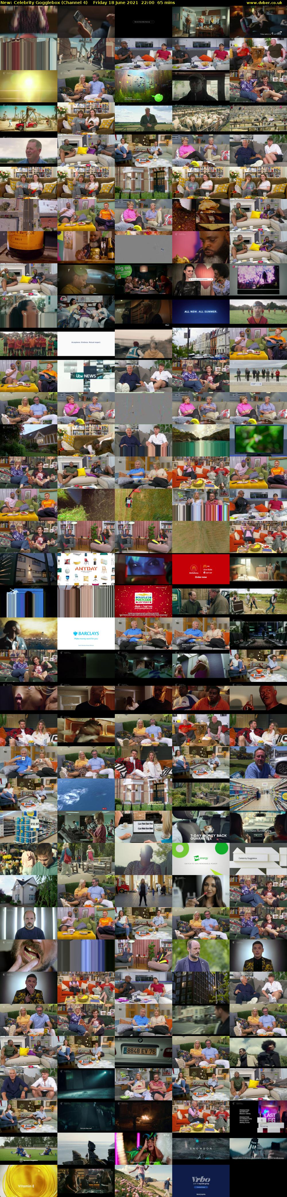 Celebrity Gogglebox (Channel 4) Friday 18 June 2021 22:00 - 23:05