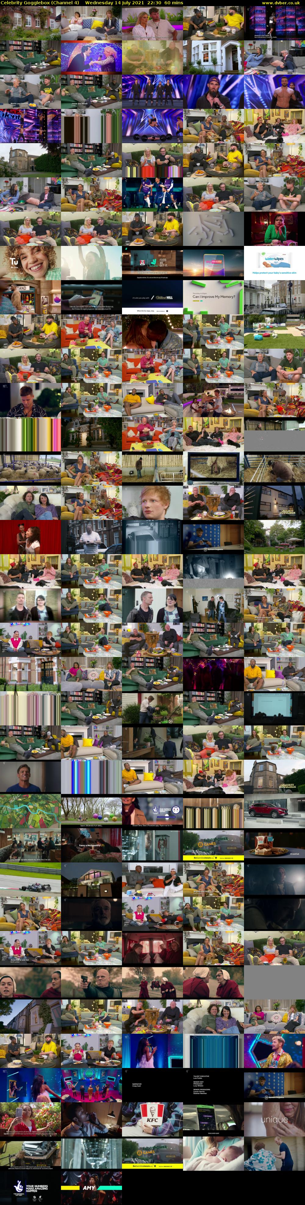 Celebrity Gogglebox (Channel 4) Wednesday 14 July 2021 22:30 - 23:30