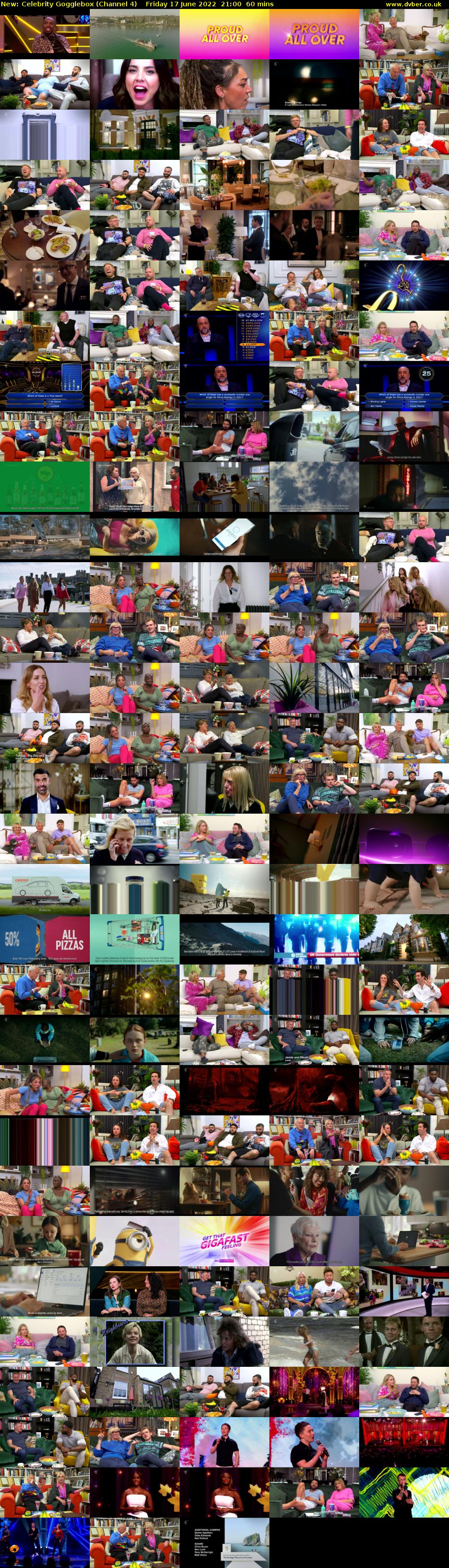 Celebrity Gogglebox (Channel 4) Friday 17 June 2022 21:00 - 22:00