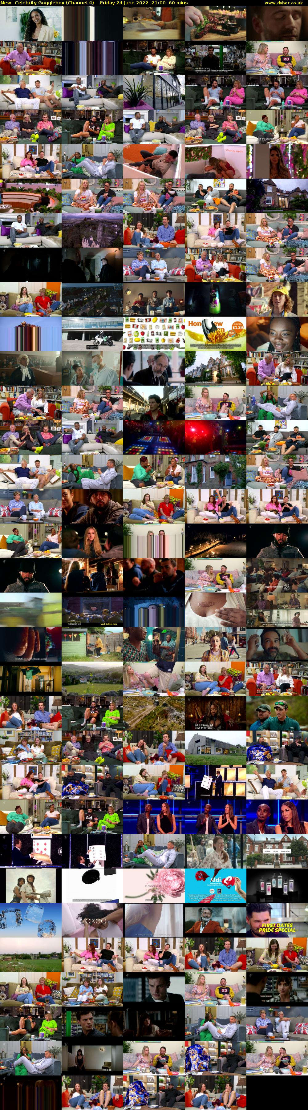Celebrity Gogglebox (Channel 4) Friday 24 June 2022 21:00 - 22:00