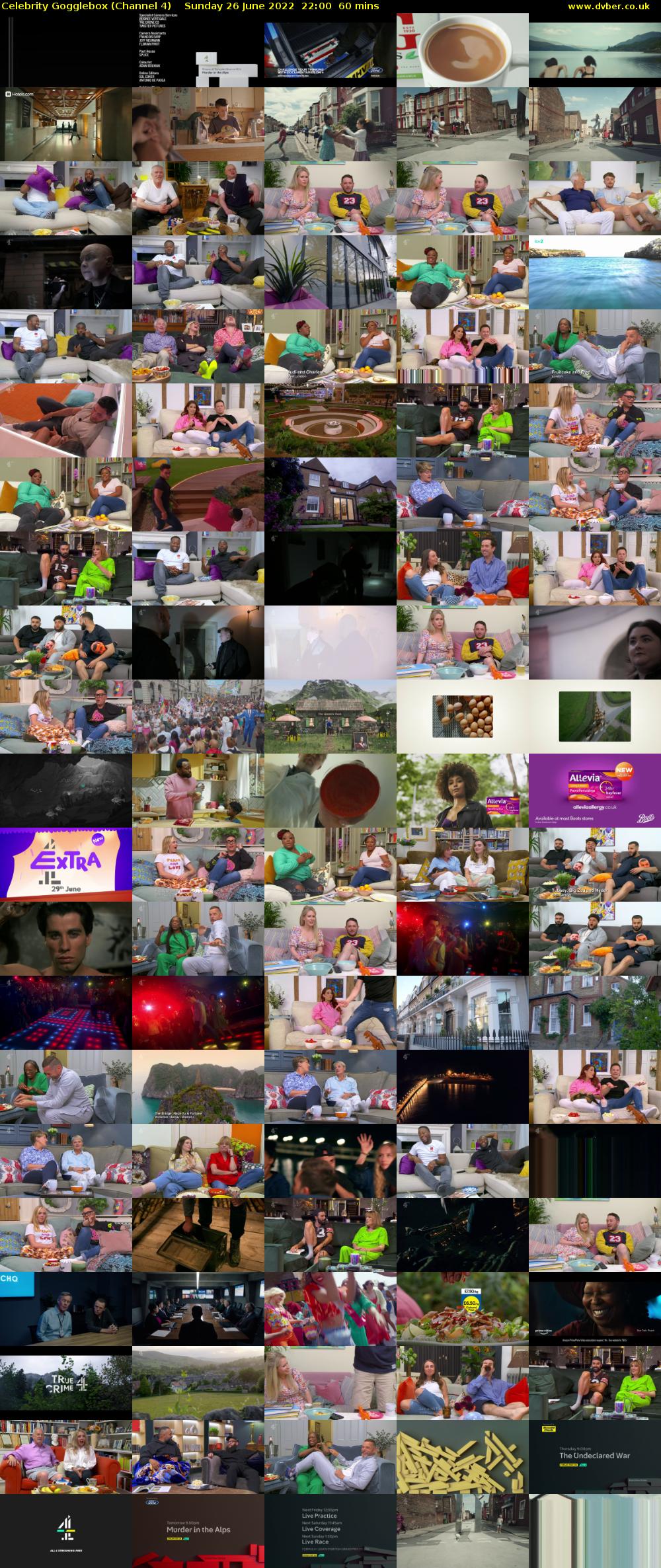 Celebrity Gogglebox (Channel 4) Sunday 26 June 2022 22:00 - 23:00