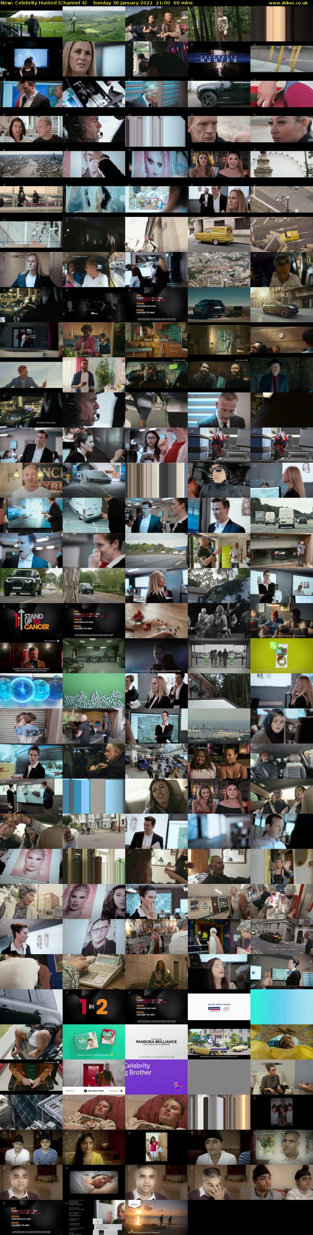 Celebrity Hunted (Channel 4) Sunday 30 January 2022 21:00 - 22:00