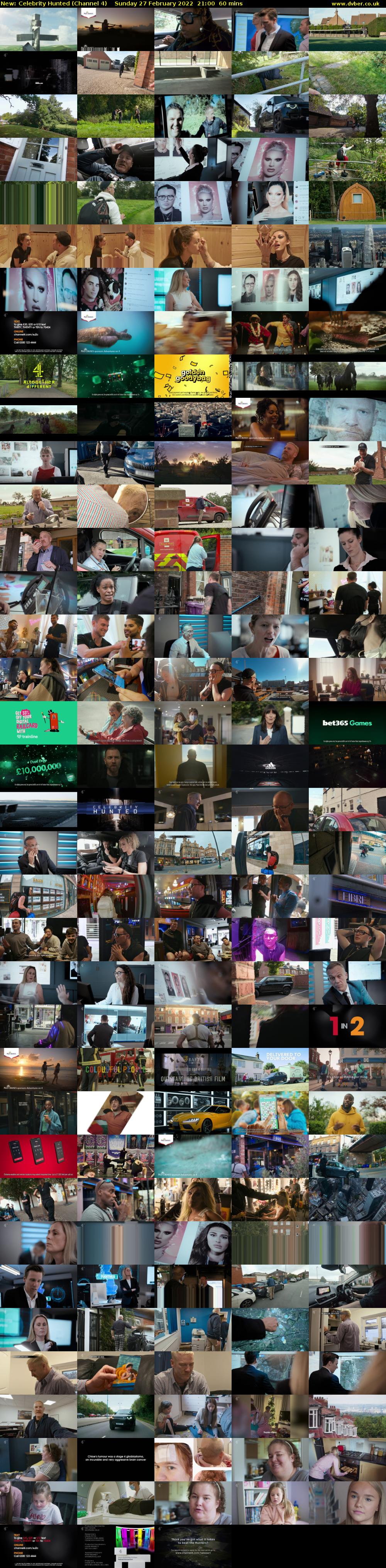 Celebrity Hunted (Channel 4) Sunday 27 February 2022 21:00 - 22:00