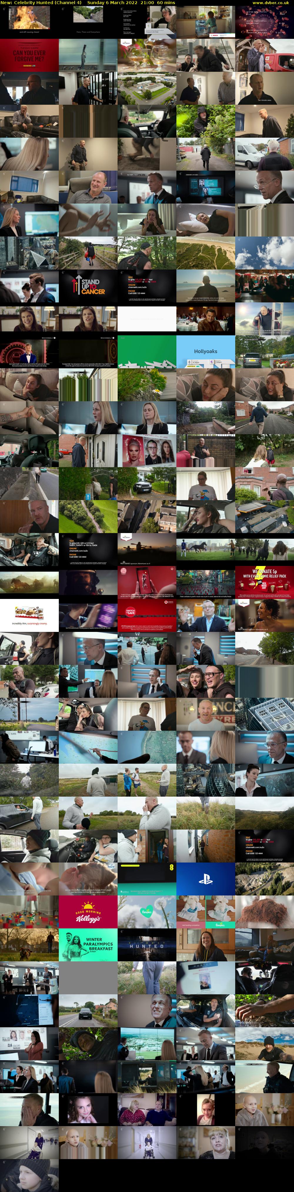 Celebrity Hunted (Channel 4) Sunday 6 March 2022 21:00 - 22:00