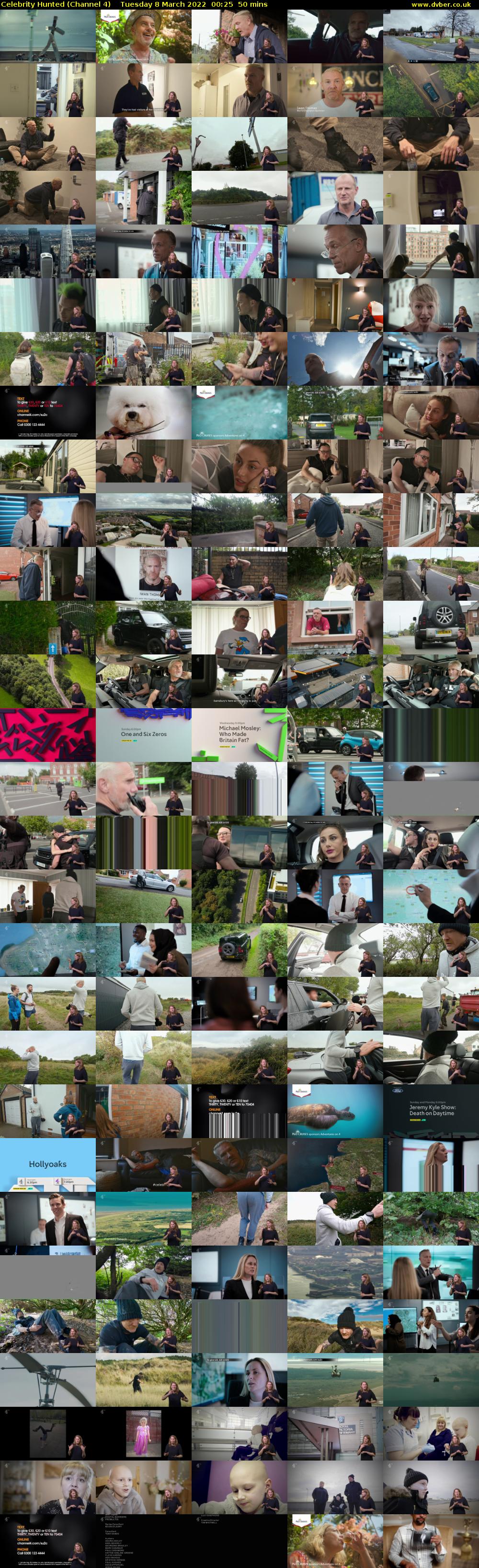 Celebrity Hunted (Channel 4) Tuesday 8 March 2022 00:25 - 01:15