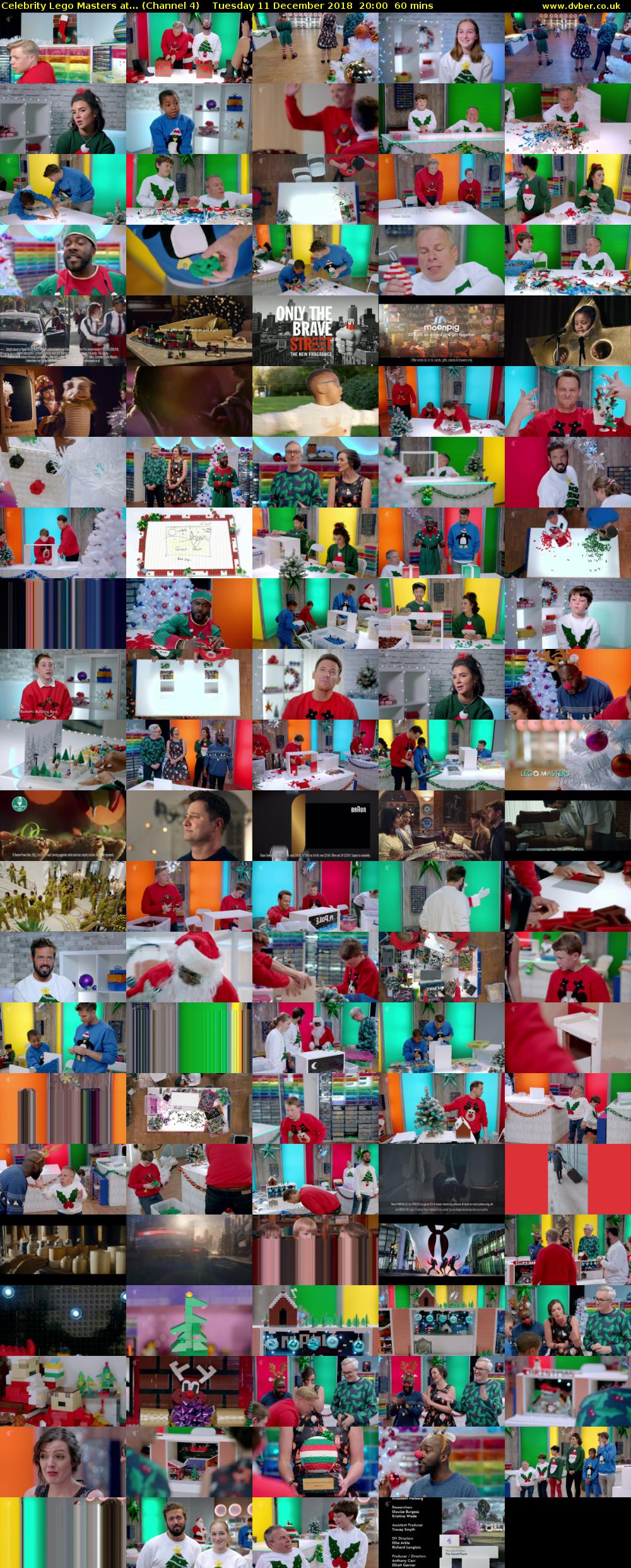 Celebrity Lego Masters at... (Channel 4) Tuesday 11 December 2018 20:00 - 21:00