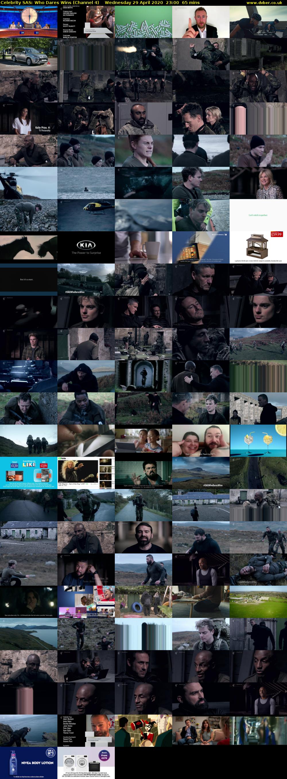 Celebrity SAS: Who Dares Wins (Channel 4) Wednesday 29 April 2020 23:00 - 00:05
