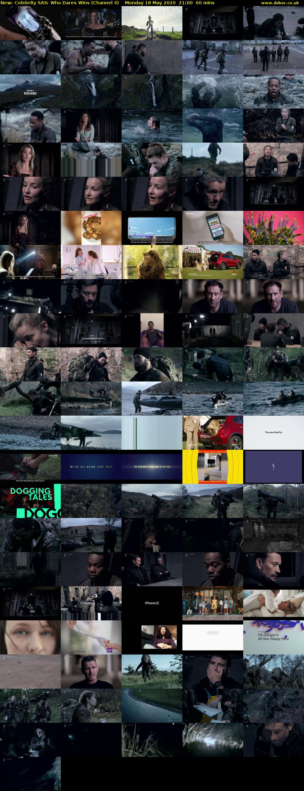 Celebrity SAS: Who Dares Wins (Channel 4) Monday 18 May 2020 21:00 - 22:00