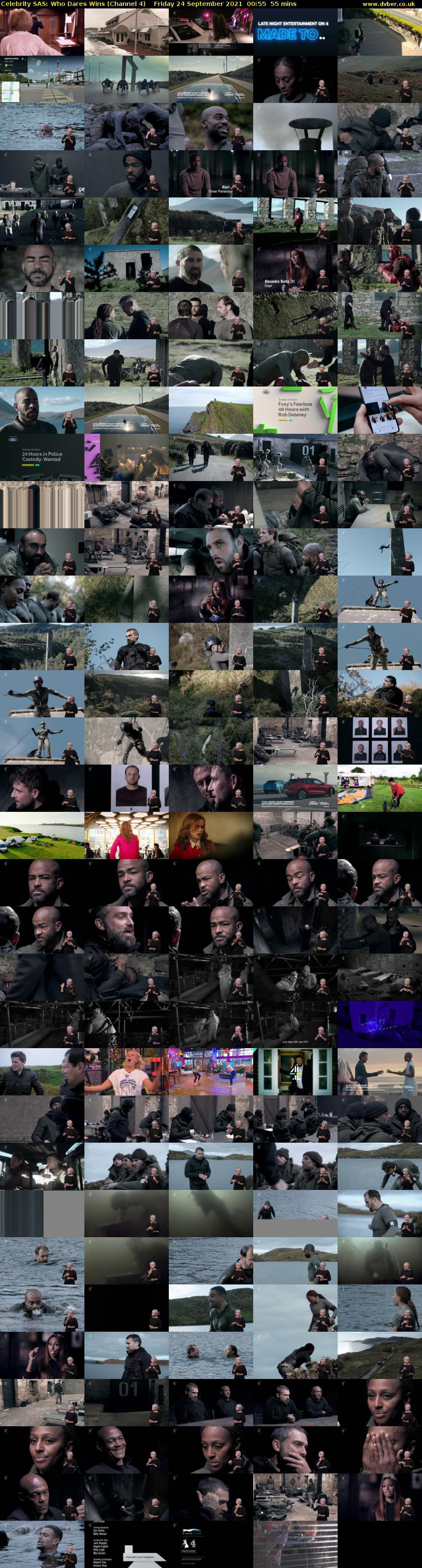Celebrity SAS: Who Dares Wins (Channel 4) Friday 24 September 2021 00:55 - 01:50