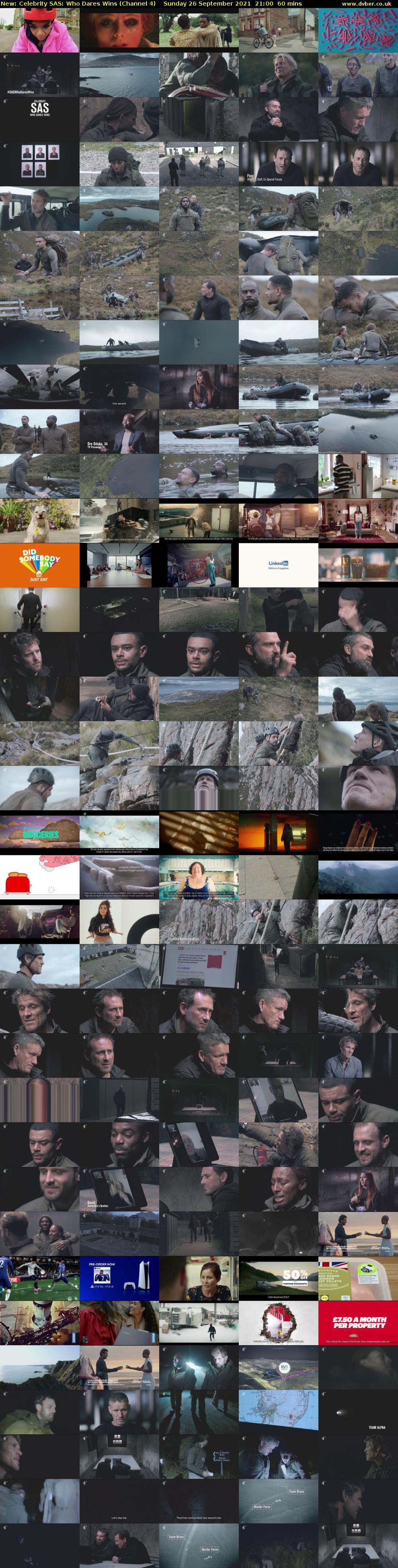 Celebrity SAS: Who Dares Wins (Channel 4) Sunday 26 September 2021 21:00 - 22:00