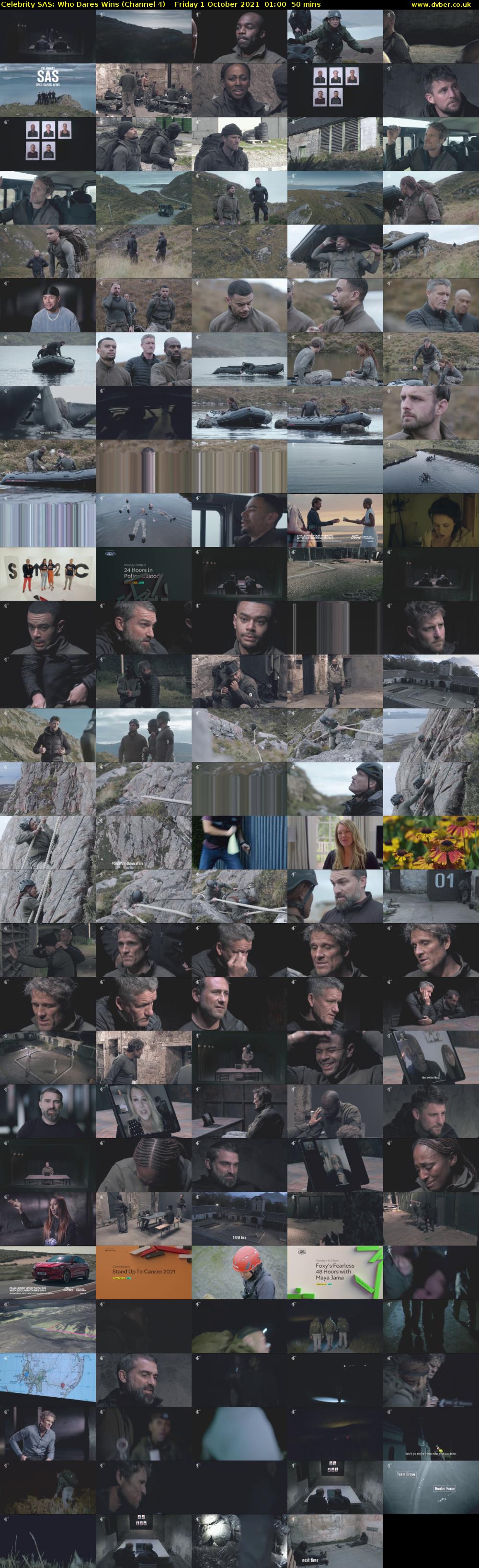 Celebrity SAS: Who Dares Wins (Channel 4) Friday 1 October 2021 01:00 - 01:50