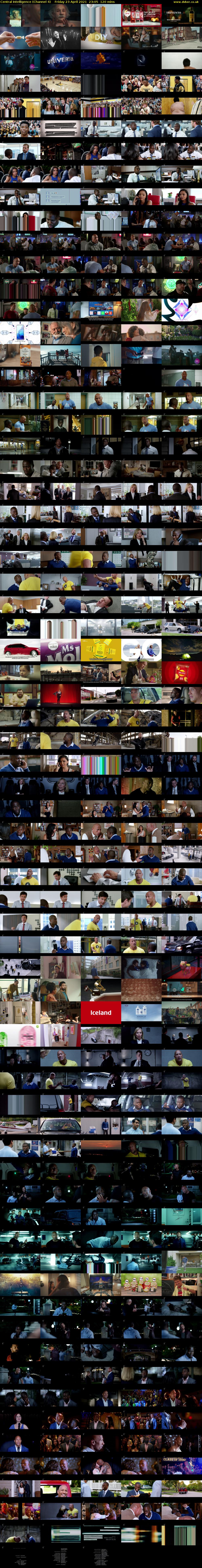 Central Intelligence (Channel 4) Friday 23 April 2021 23:05 - 01:05