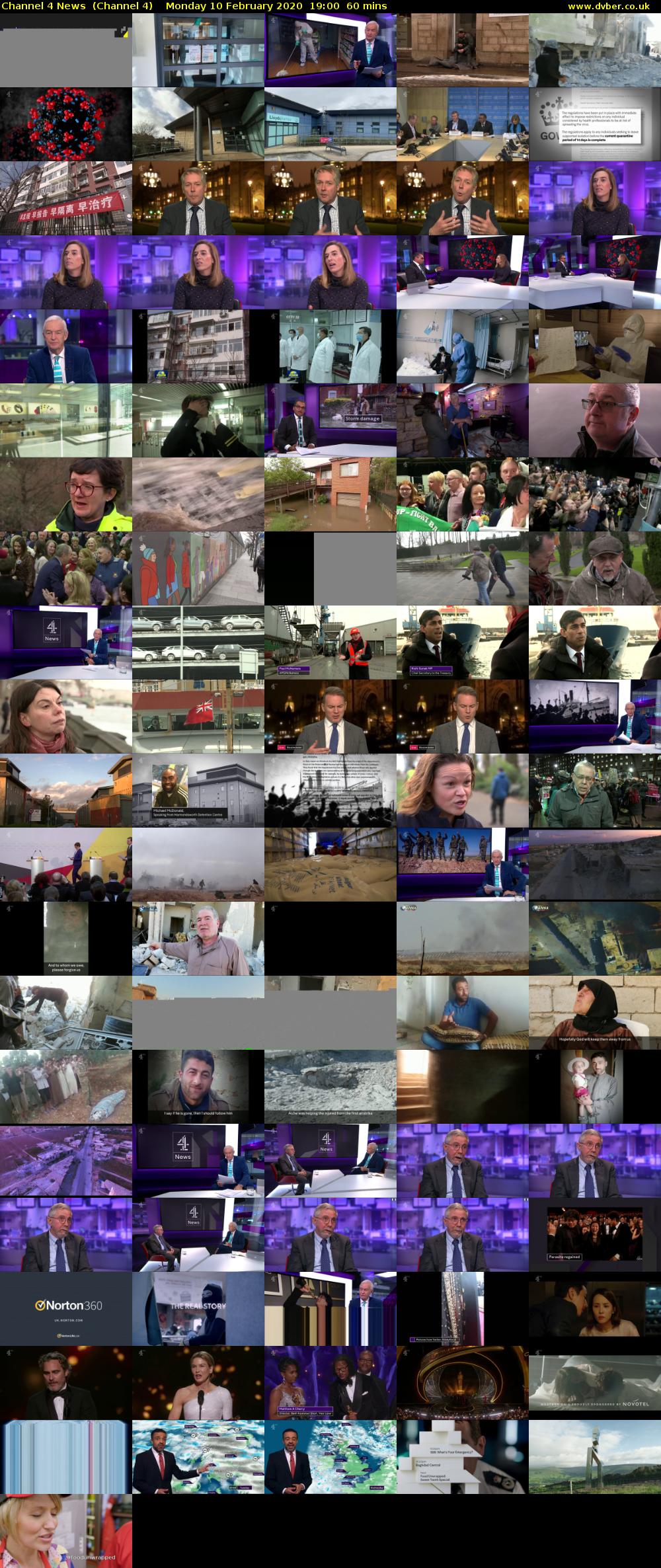 Channel 4 News  (Channel 4) Monday 10 February 2020 19:00 - 20:00