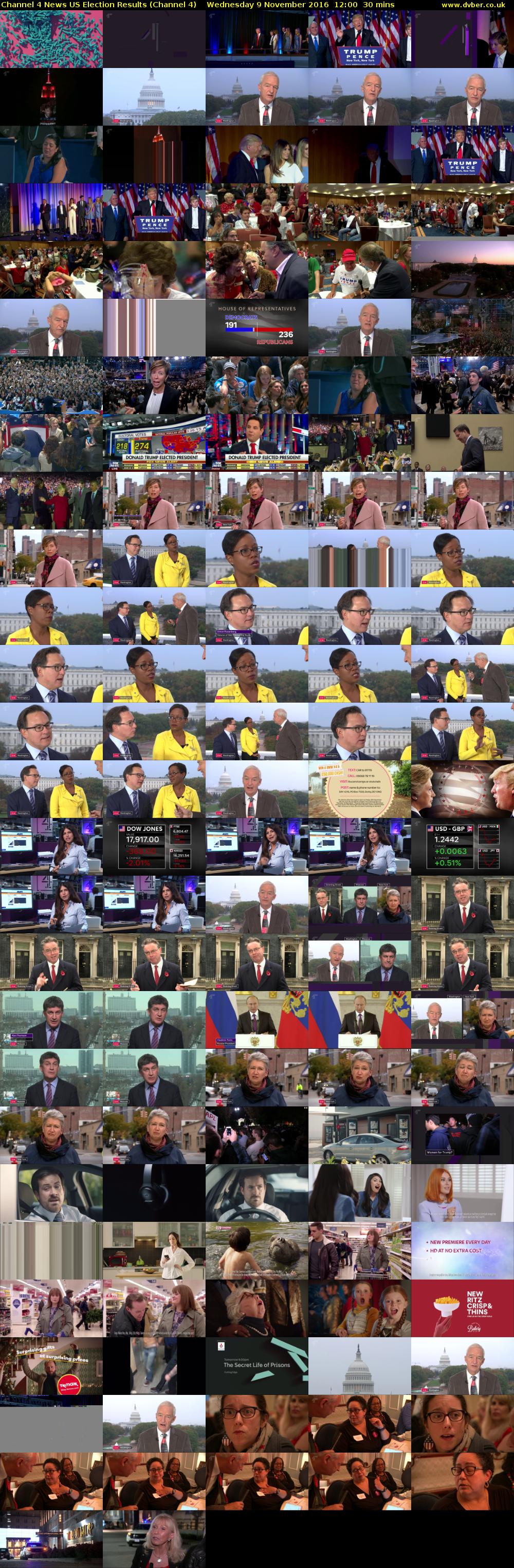 Channel 4 News US Election Results (Channel 4) Wednesday 9 November 2016 12:00 - 12:30