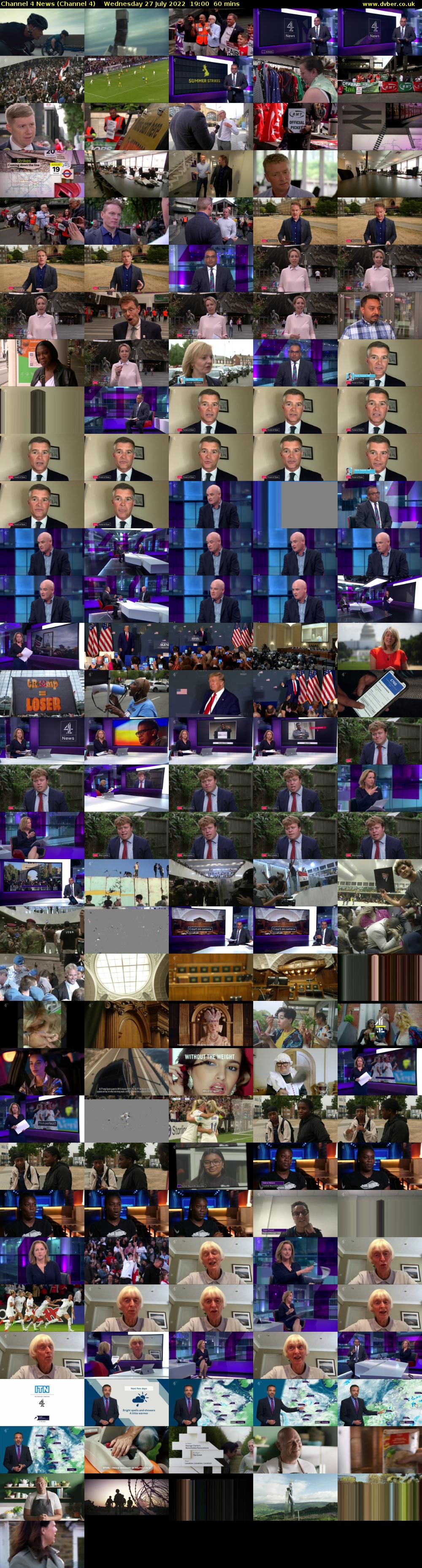 Channel 4 News (Channel 4) Wednesday 27 July 2022 19:00 - 20:00