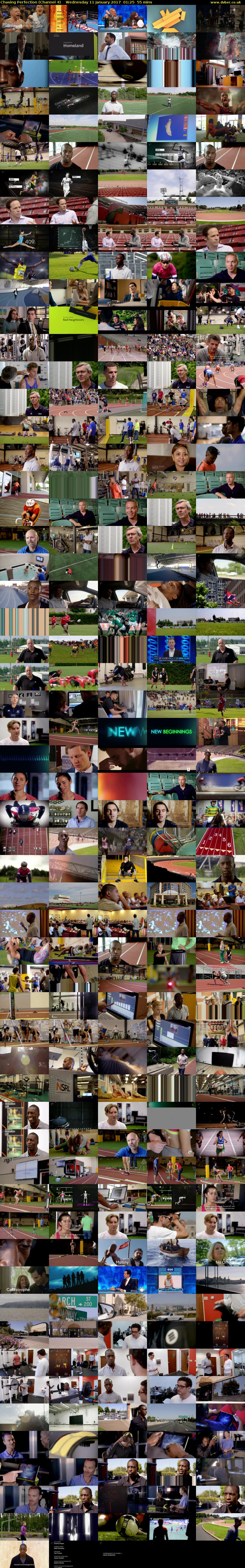 Chasing Perfection (Channel 4) Wednesday 11 January 2017 01:25 - 02:20
