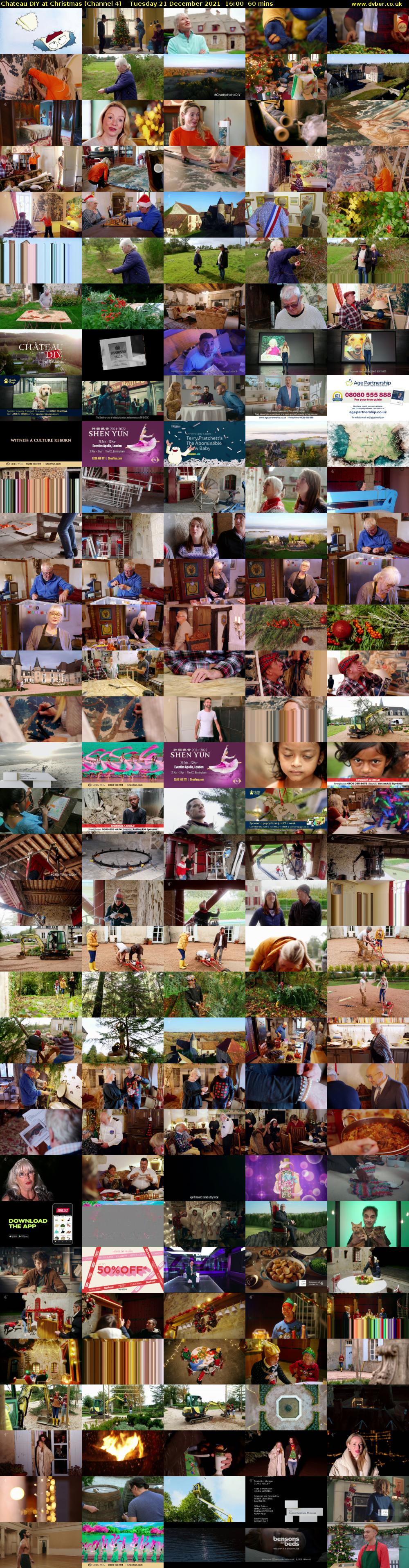 Chateau DIY at Christmas (Channel 4) Tuesday 21 December 2021 16:00 - 17:00