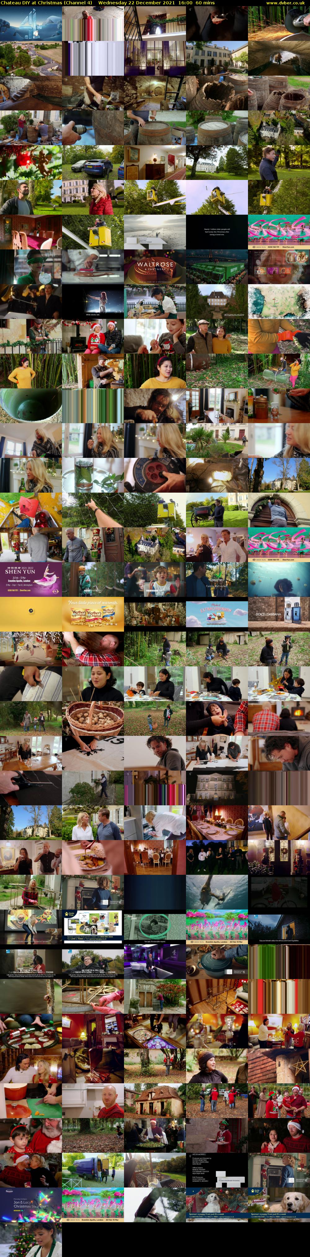Chateau DIY at Christmas (Channel 4) Wednesday 22 December 2021 16:00 - 17:00