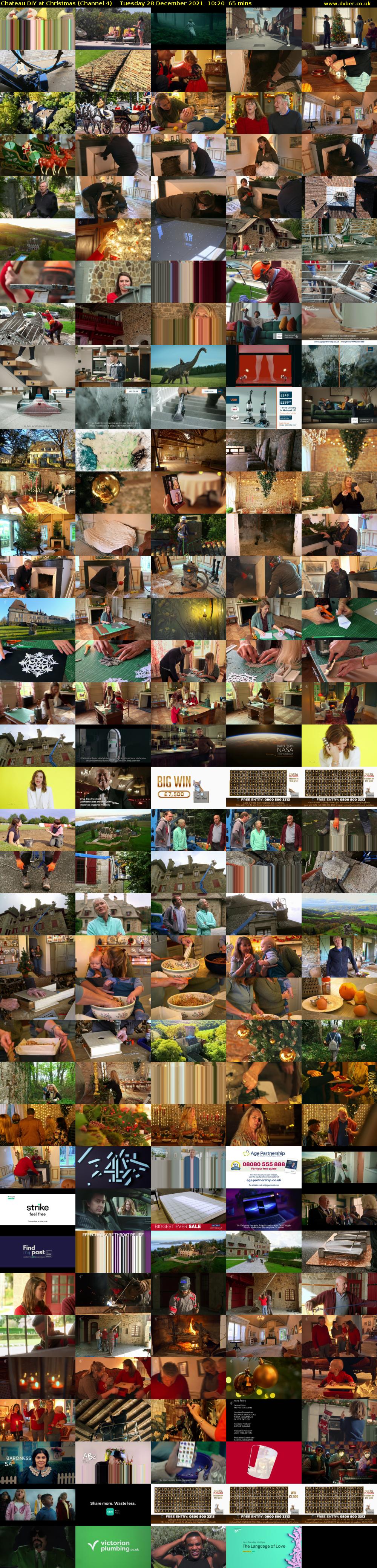 Chateau DIY at Christmas (Channel 4) Tuesday 28 December 2021 10:20 - 11:25