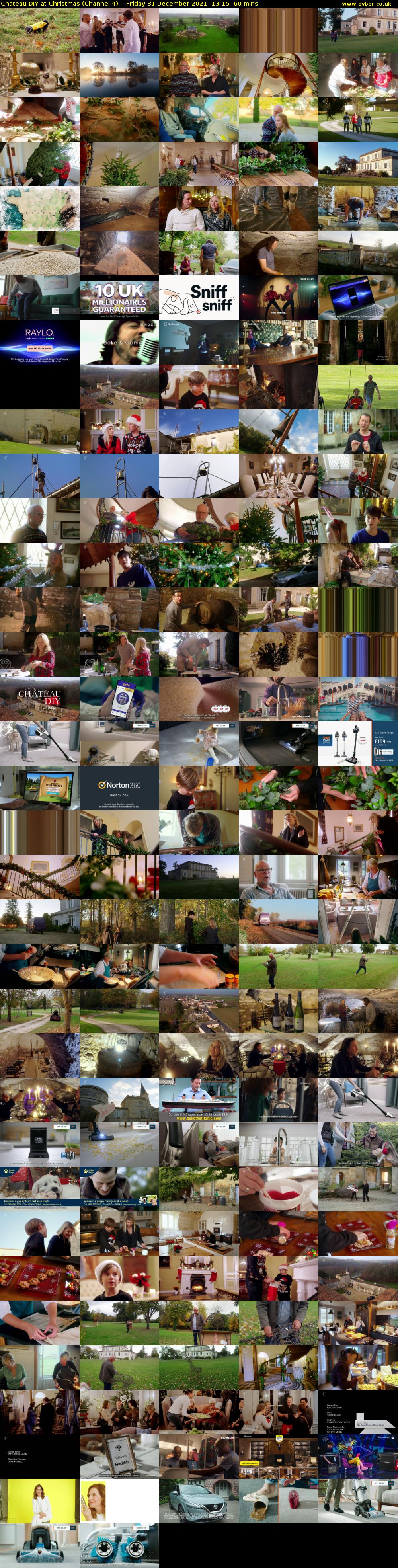 Chateau DIY at Christmas (Channel 4) Friday 31 December 2021 13:15 - 14:15