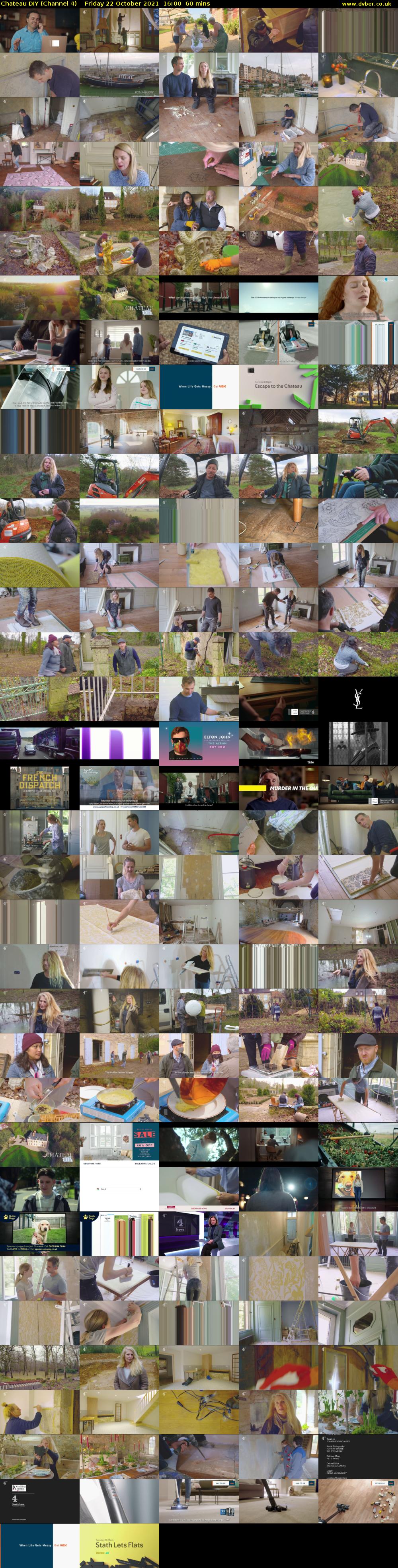 Chateau DIY (Channel 4) Friday 22 October 2021 16:00 - 17:00