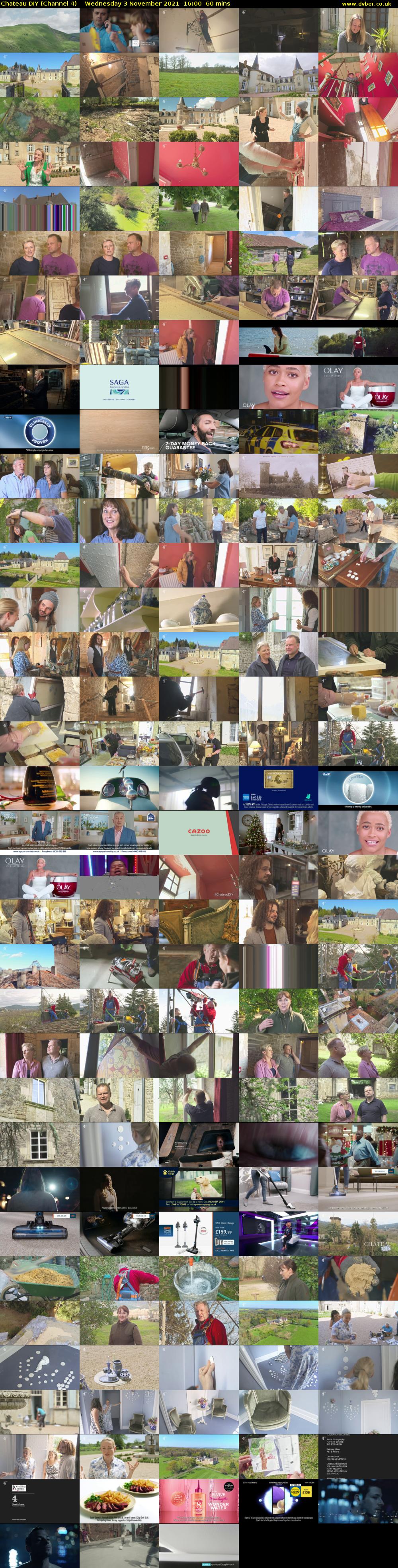 Chateau DIY (Channel 4) Wednesday 3 November 2021 16:00 - 17:00