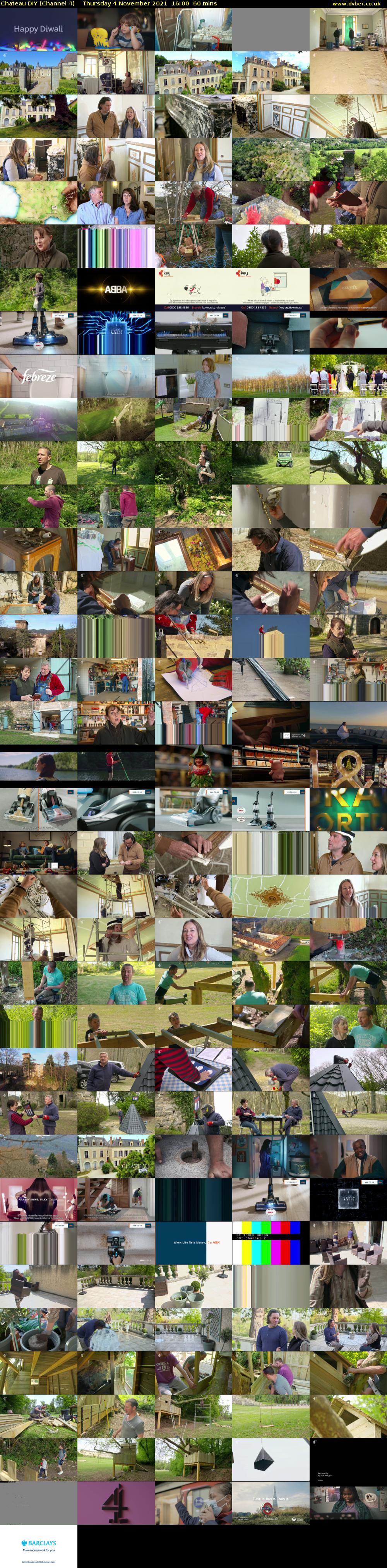 Chateau DIY (Channel 4) Thursday 4 November 2021 16:00 - 17:00