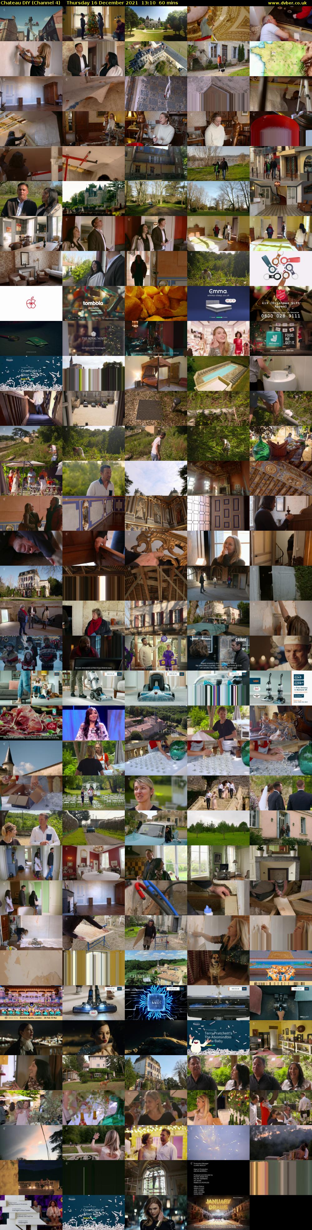 Chateau DIY (Channel 4) Thursday 16 December 2021 13:10 - 14:10