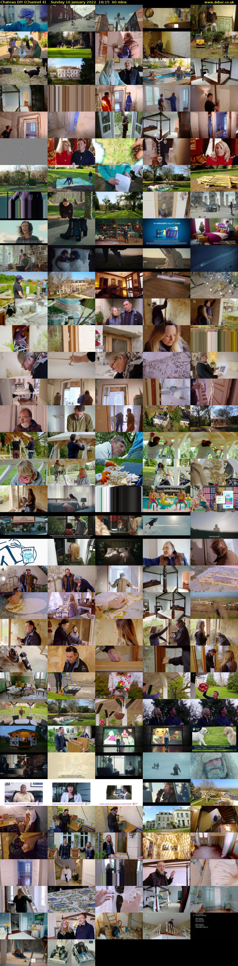 Chateau DIY (Channel 4) Sunday 16 January 2022 16:15 - 17:15