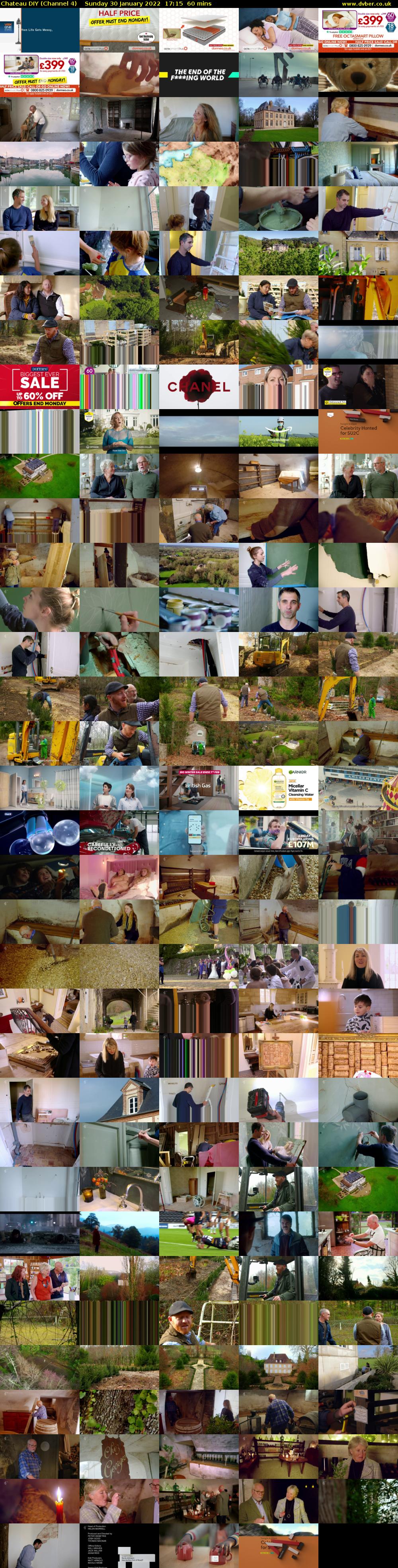 Chateau DIY (Channel 4) Sunday 30 January 2022 17:15 - 18:15