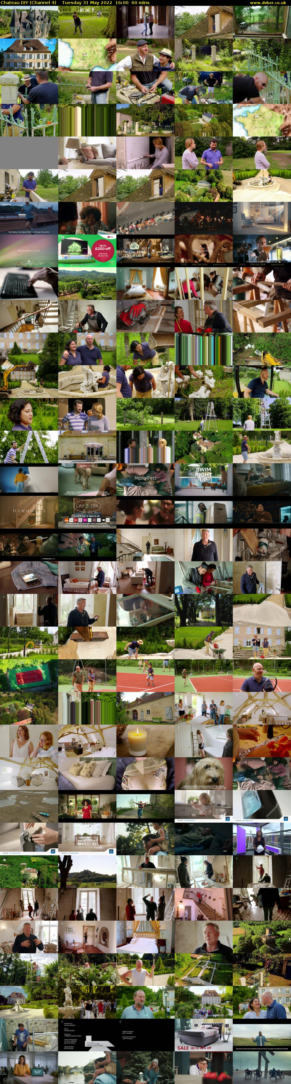 Chateau DIY (Channel 4) Tuesday 31 May 2022 16:00 - 17:00