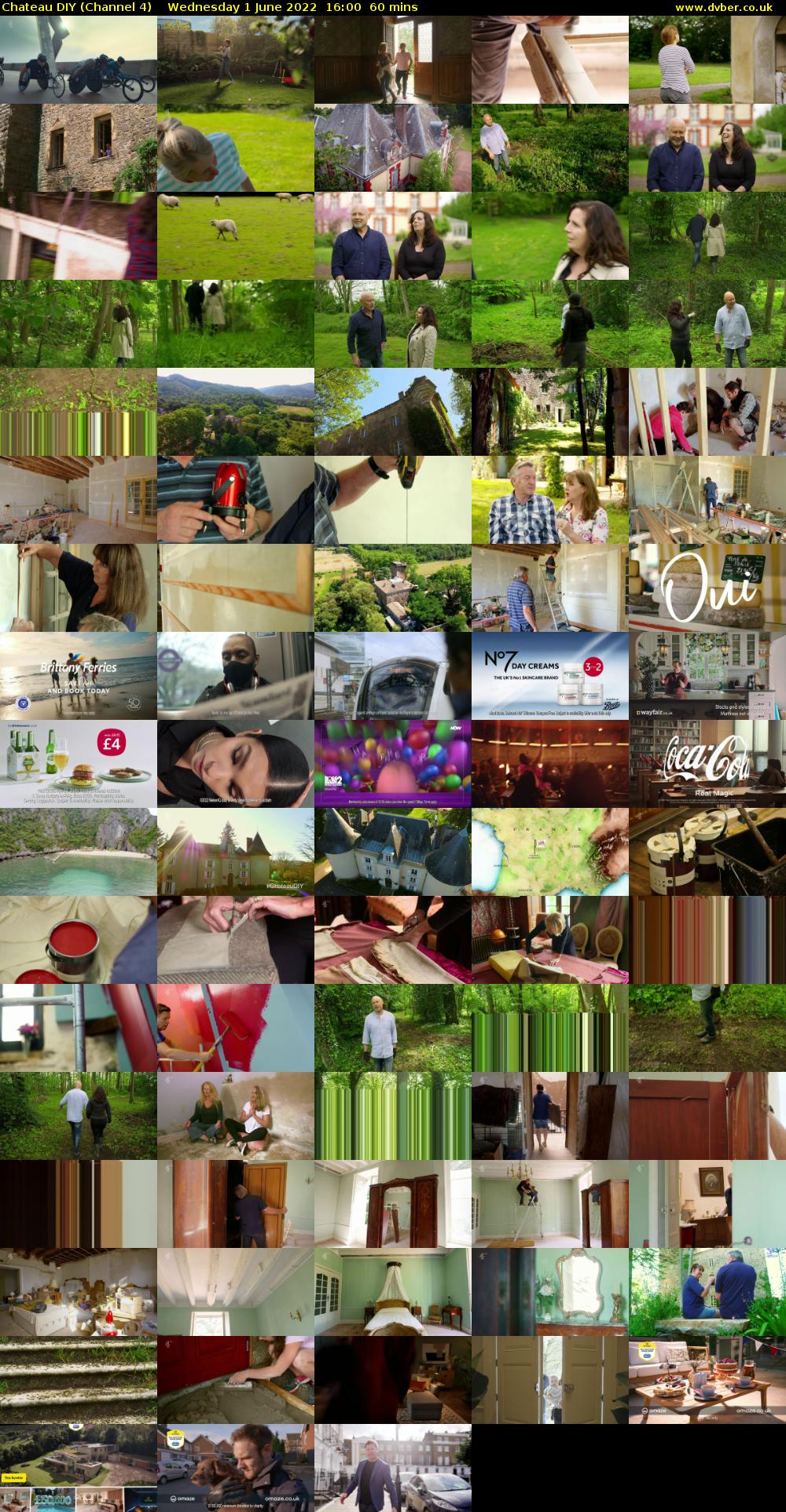 Chateau DIY (Channel 4) Wednesday 1 June 2022 16:00 - 17:00