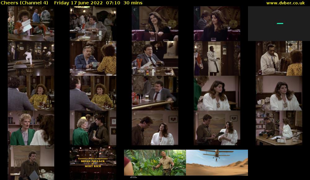 Cheers (Channel 4) Friday 17 June 2022 07:10 - 07:40