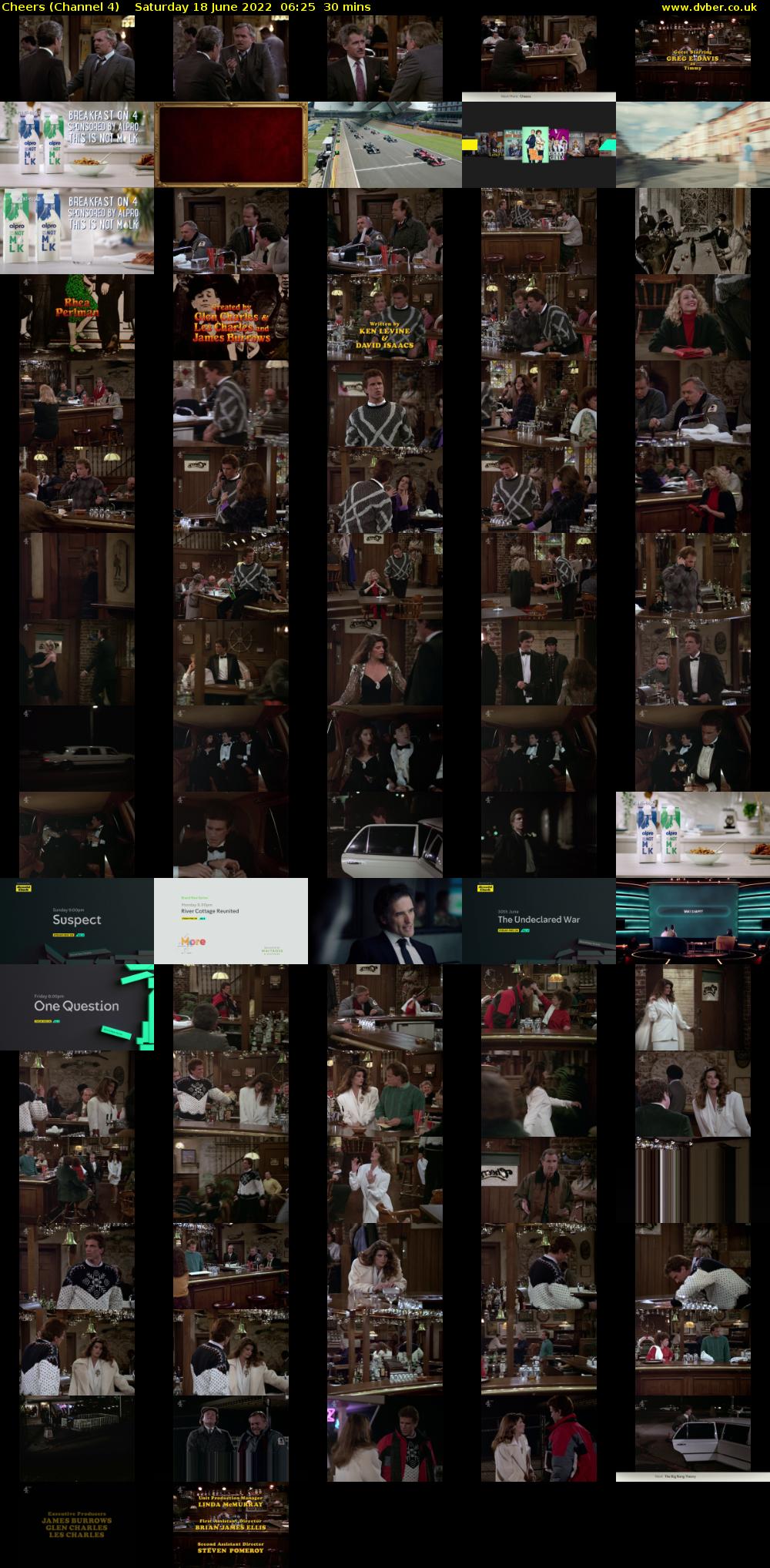 Cheers (Channel 4) Saturday 18 June 2022 06:25 - 06:55