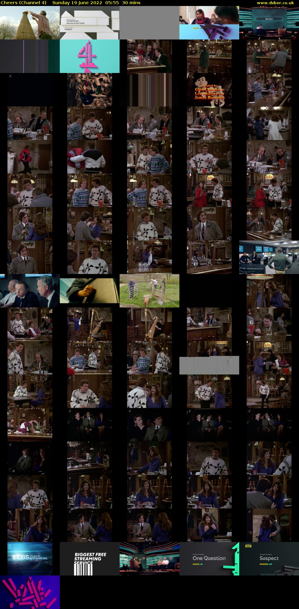 Cheers (Channel 4) Sunday 19 June 2022 05:55 - 06:25