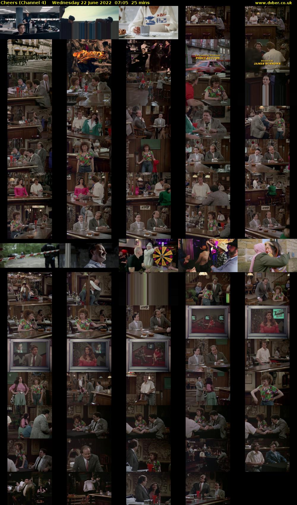 Cheers (Channel 4) Wednesday 22 June 2022 07:05 - 07:30