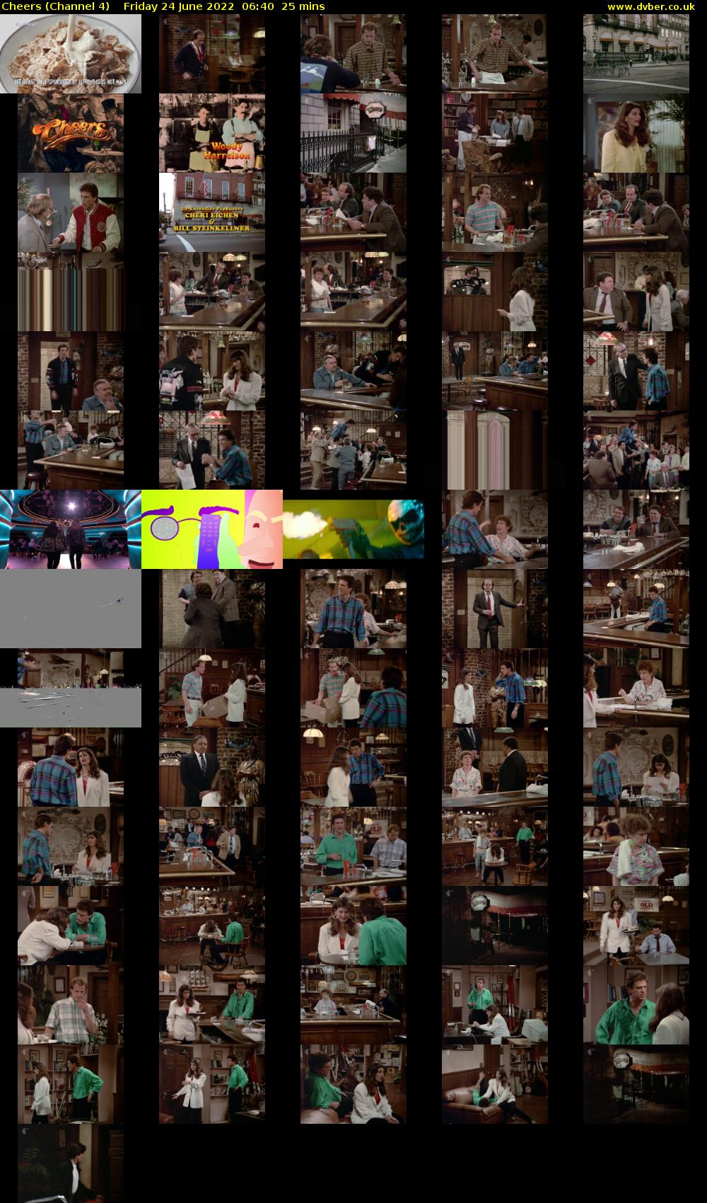 Cheers (Channel 4) Friday 24 June 2022 06:40 - 07:05
