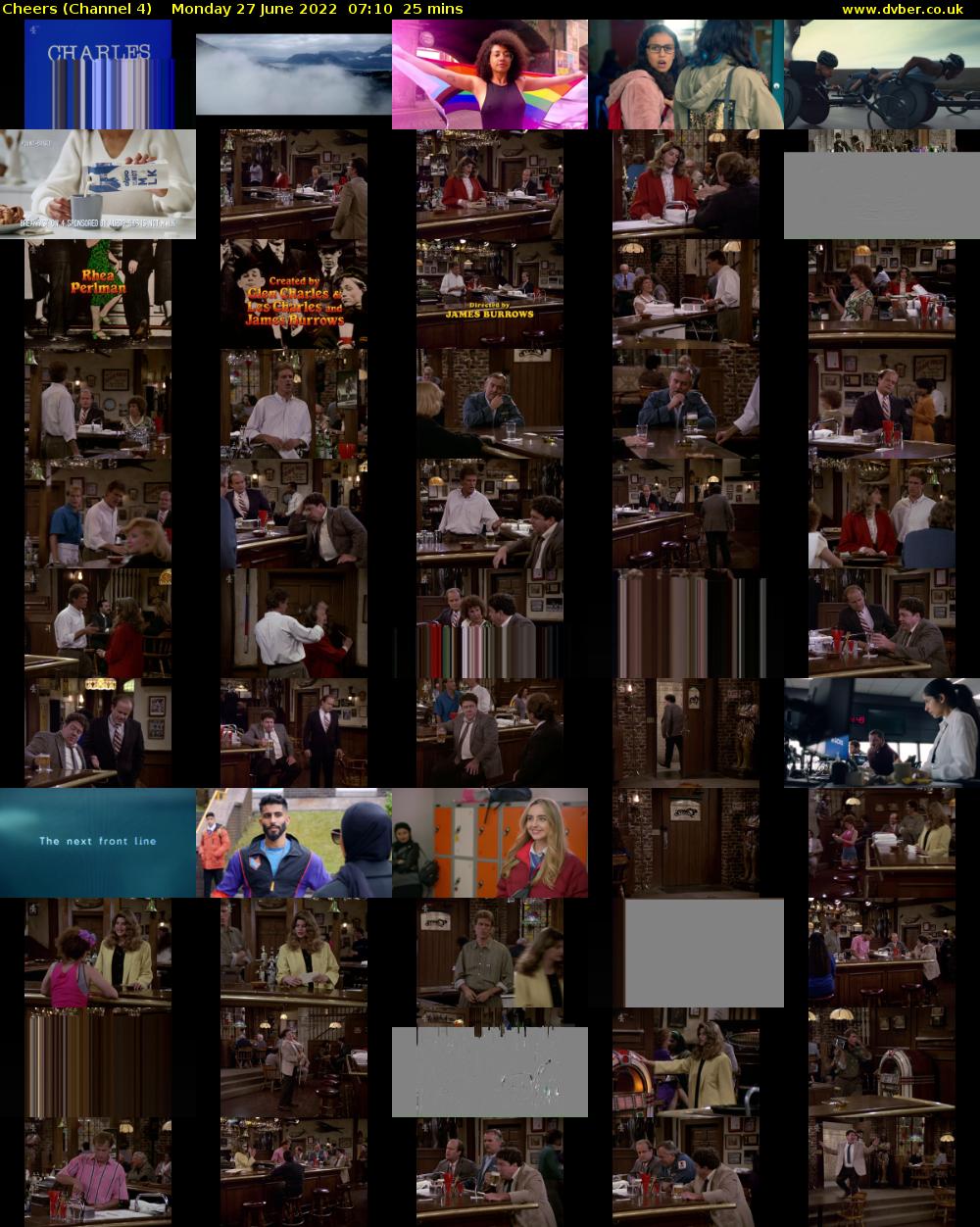 Cheers (Channel 4) Monday 27 June 2022 07:10 - 07:35