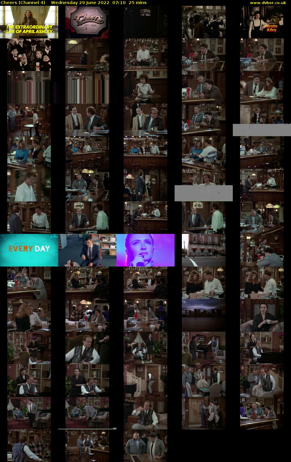Cheers (Channel 4) Wednesday 29 June 2022 07:10 - 07:35