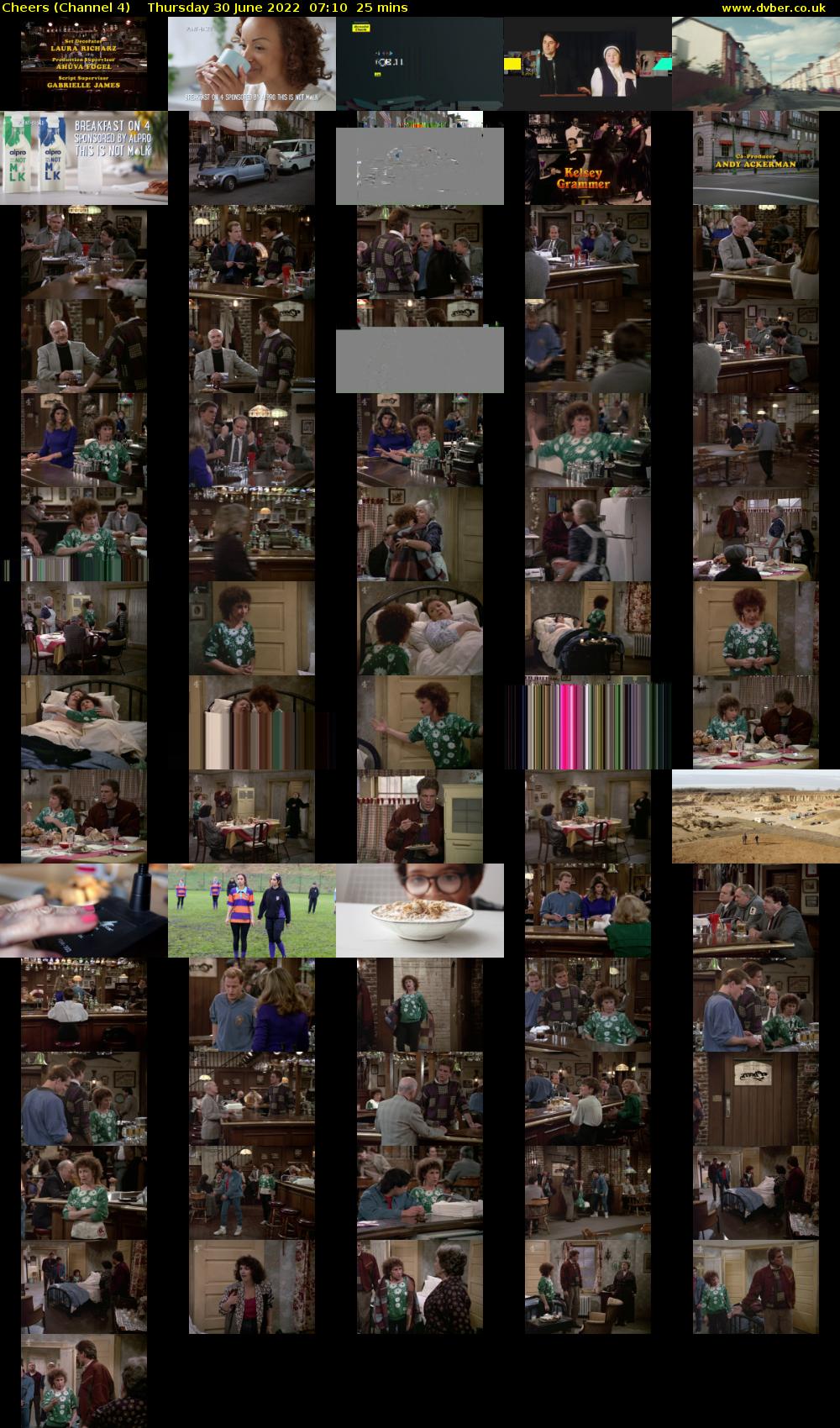 Cheers (Channel 4) Thursday 30 June 2022 07:10 - 07:35