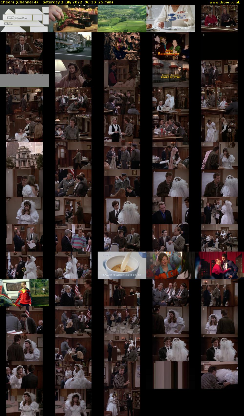 Cheers (Channel 4) Saturday 2 July 2022 06:10 - 06:35