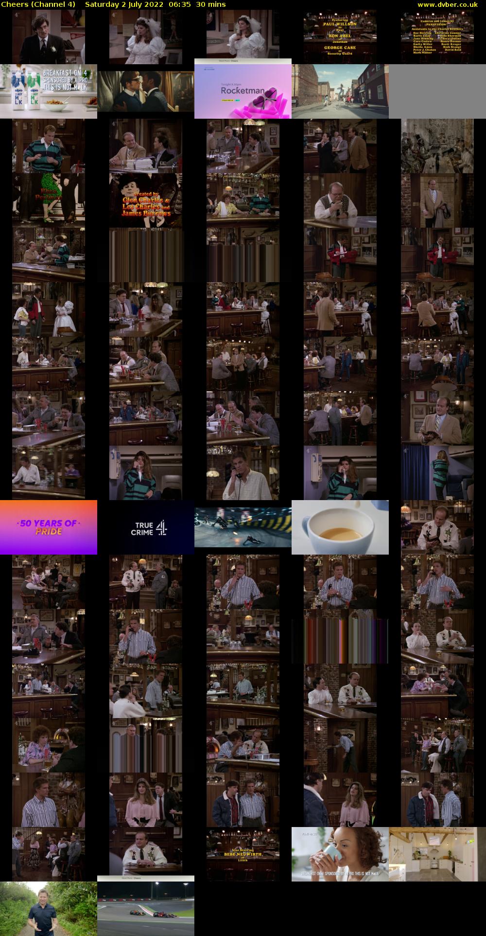 Cheers (Channel 4) Saturday 2 July 2022 06:35 - 07:05