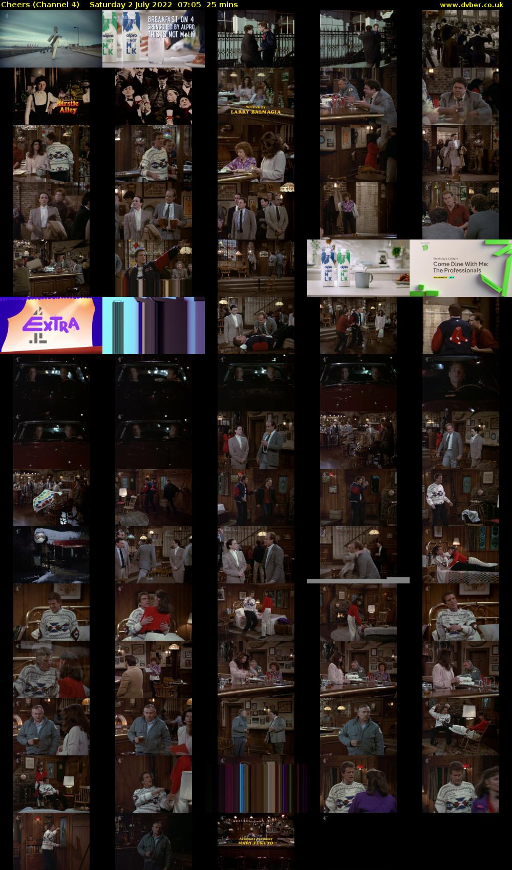 Cheers (Channel 4) Saturday 2 July 2022 07:05 - 07:30