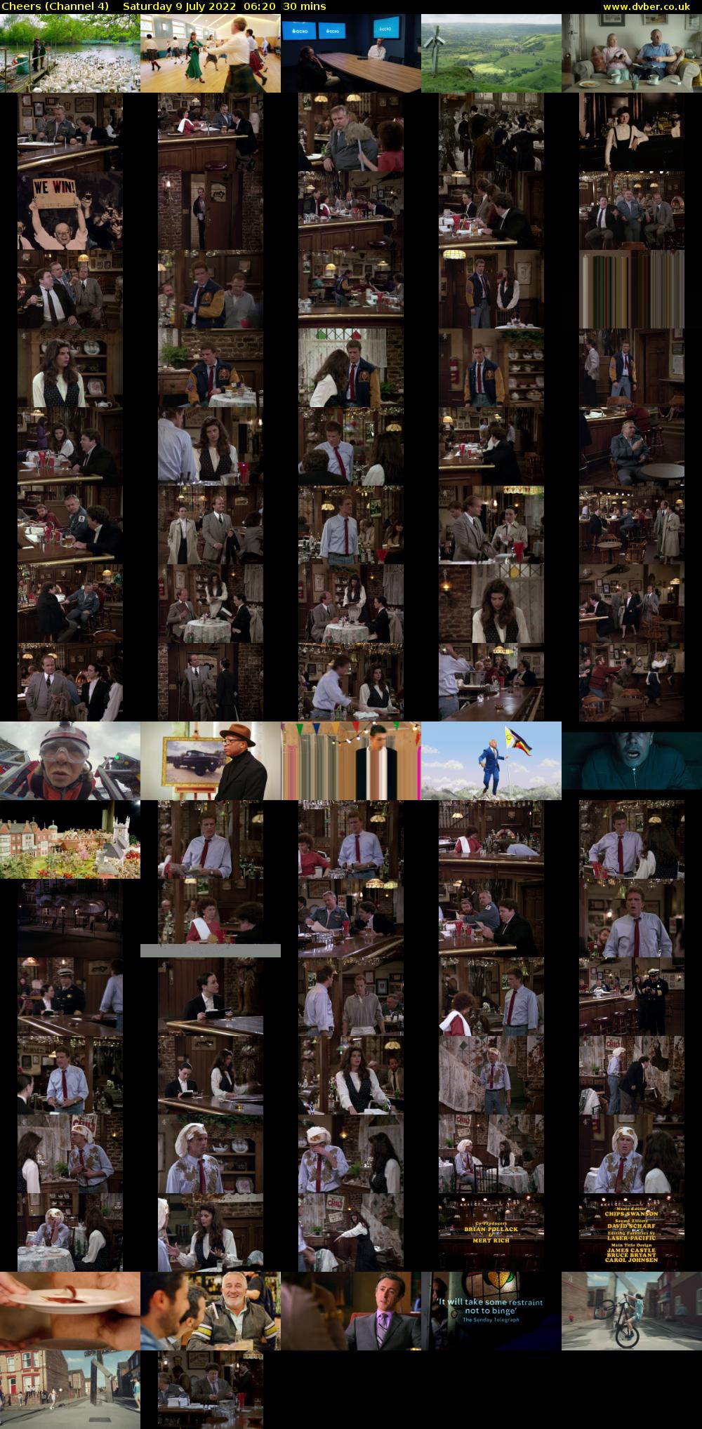 Cheers (Channel 4) Saturday 9 July 2022 06:20 - 06:50