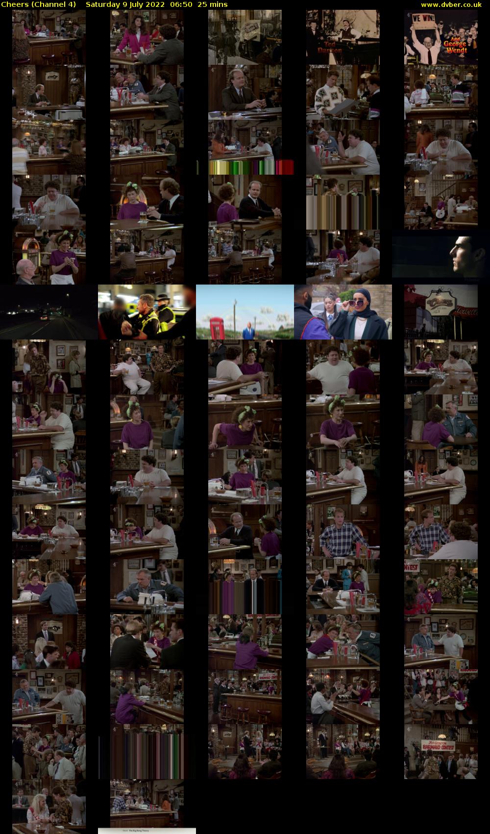 Cheers (Channel 4) Saturday 9 July 2022 06:50 - 07:15